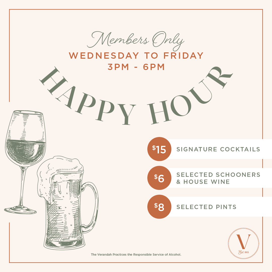 MEMBER’S HAPPY HOUR