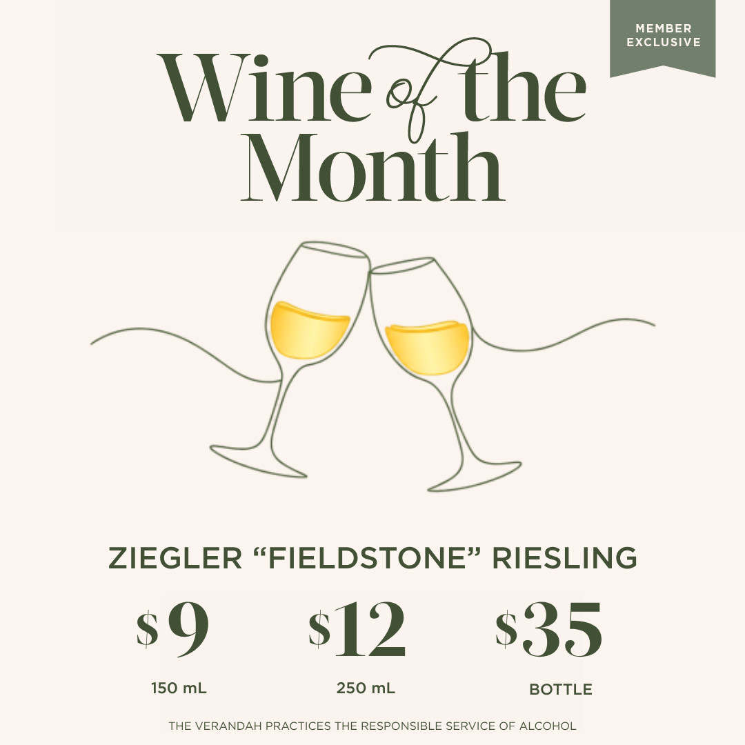 WINE OF THE MONTH: ZIEGLER ‘FIELDSTONE’ RIESLING
